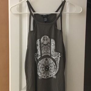 Rue 21 army green tank *size S*